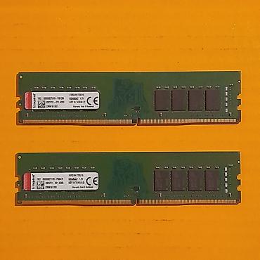 Оперативная память (RAM) для ПК: Оперативная память (RAM) для ПК, Б/у, Kingston, 16 ГБ, DDR4, 2400 МГц — 1