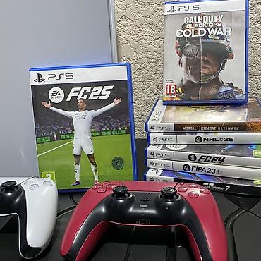 PS5 (Sony PlayStation 5): PlayStation 5 (версия с приводом Blu-ray) + 2 геймпада DualSense — 2