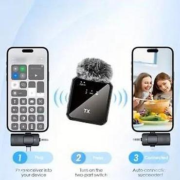 Mikrofoni: Univerzalni bežični lavalier mikrofonski sistem 3 u 1 T-16. Bežični — 14