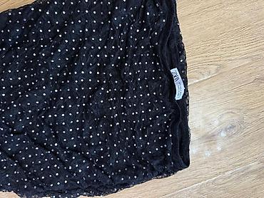 Детская одежда и обувь: ZARA markalı mesh/nakışlı ətək örtüyü (overlay). - Rəng: qara - — 3