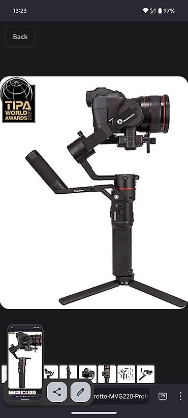 moza air: Manfrotto Gimbal Stabilizer MVG220 | Трёх осевой стабилизатор — 6