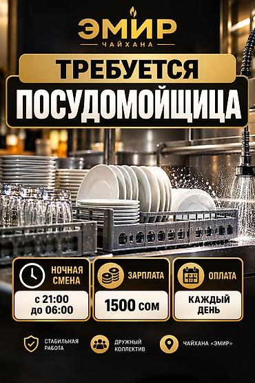 Требуется Посудомойщик, Оплата: Ежедневно