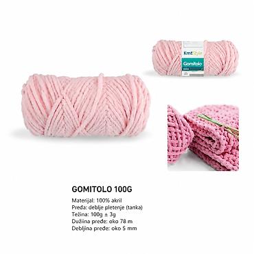 KMT Svetlo roze 5201274 Gomitolo pređa u svetlo roze boji, pogodna za