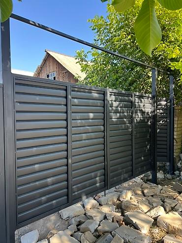 Металлические заборы: ВСЕ ФОТО РАБОТ НАШИ!!! Устанавливаем Заборы из профнастила — 11