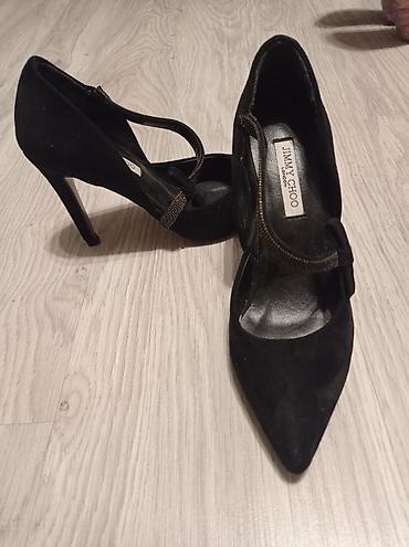 mary jane: Туфли-лодочки Jimmy Choo London Классические черные лодочки на высоком — 1