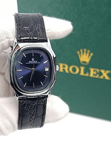 Наручные часы: Rolex “Oyster Perpetual Date” kişi qol saatı - Korpus: yastı-klasik — 1