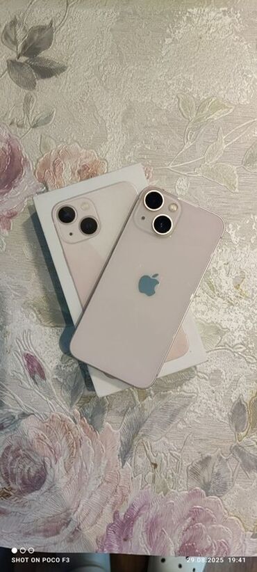 бу мониторы бишкек: IPhone 13 mini, Колдонулган, 128 ГБ, Күлгүн, Куту, 79 %