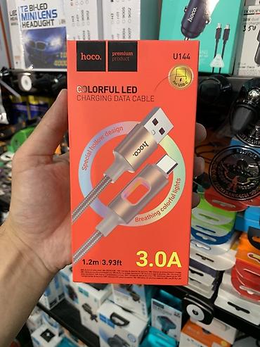 ugreen cm559: Кабель Hoco U144 Colorful LED, зарядка и передача данных - Тип — 1