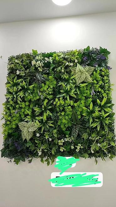 Панно: Искусственная зелёная стена (панели-коврики) - Модульные панели с — 7