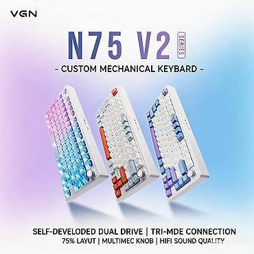 jack e4: Клавиатура, VGN, Механическая, Bluetooth, Проводное подключение, Размер: 75% — 1