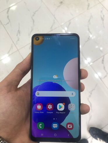 samsung s: Samsung Galaxy A22, 32 ГБ, цвет - Синий, Отпечаток пальца