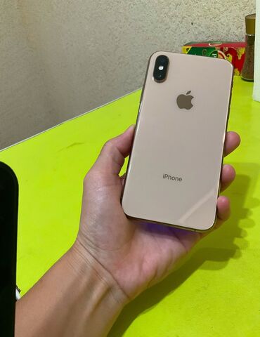 айфон x xs: IPhone Xs, 256 ГБ, Золотой, Защитное стекло, Кабель, Чехол, 79 %