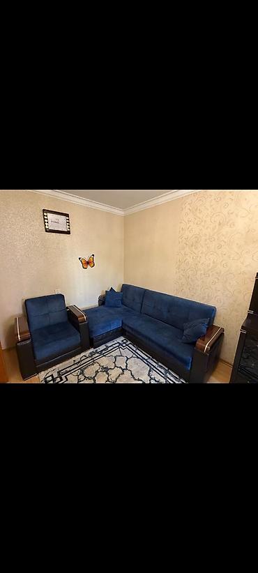 İşlənmiş, Künc divan, Kreslo, Bazalı, Açılan