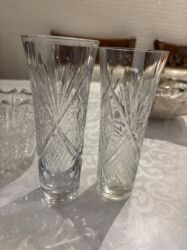 Посуда: Продам хрусталь,коньячный графин с двумя стаканчиками недорого — 1