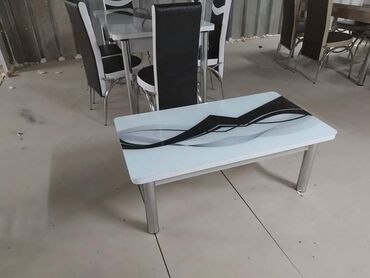 Setovi stolova i stolica: Sto - 80cm Metal noge Ploca univer Staklo 4mm stolica - metal - eko — 18