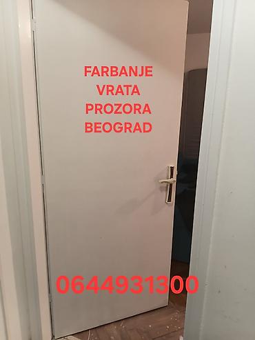 Vrata: Usluga farbanja vrata i prozora – Beograd - Profesionalno farbanje — 2