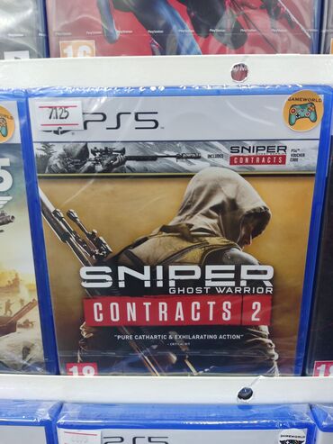 Oyun diskləri və kartricləri: Playstation 5 üçün sniper contracts 2 oyun diski. Tam yeni, original