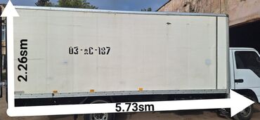 купить чехлы на авто: Yük maşını üçün iri həcmli qutu-kuzov Ölçülər: - Daxili uzunluq: 5.73 at lalafo.az купить чехлы на авто: Yük maşını üçün iri həcmli qutu-kuzov Ölçülər: - Daxili uzunluq: 5.73