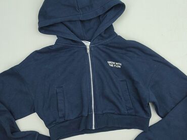 spodnie dresowe c a: Bershka, Bluza z kapturem damska, rozmiar S