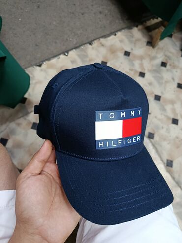национальная шапка: Эркектердин баш кийими, Tommy Hilfiger, Жаңы, түсү - Көк, Өзү алып кетүү