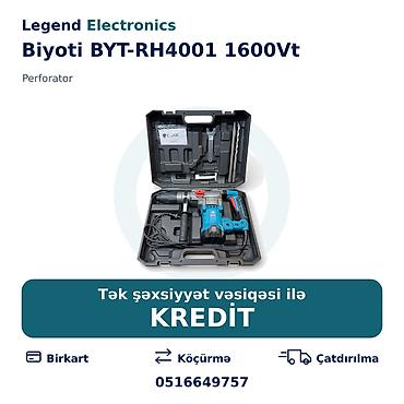 açar dest: Elan başlığı: Perforator Biyoti BYT-RH4001 1600Vt Elan mətni: Biyoti — 1