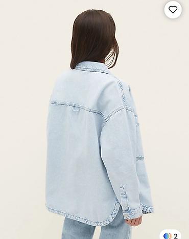 pull bear az: Stradivarius cins kurtka gömlek dökümlu rozuvu rengi yenidir oversize — 3
