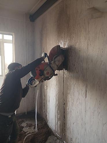Beton işləri: Beton və dəmir-beton kəsmə xidməti - Divar, tavan və döşəmələrdə — 6