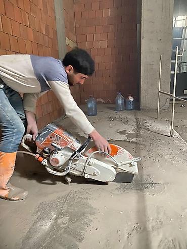 Beton işləri: Beton kəsmə və deşmə xidməti - Beton, dəmir-beton, kərpic və daş — 1