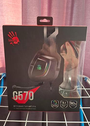 logitech 920: Проводные гарнитуры, Bloody, Новый, цвет - Черный — 1