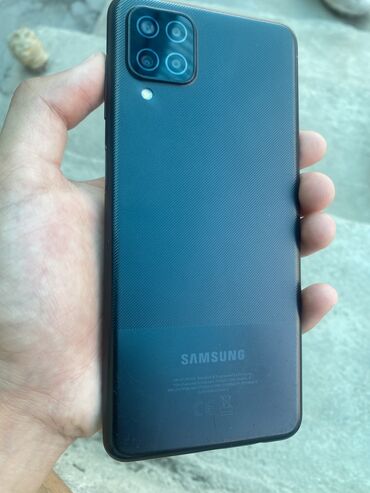 купить телефон в рассрочку без участия банка: Samsung Galaxy A12, Б/у, 64 ГБ, цвет - Черный, 2 SIM