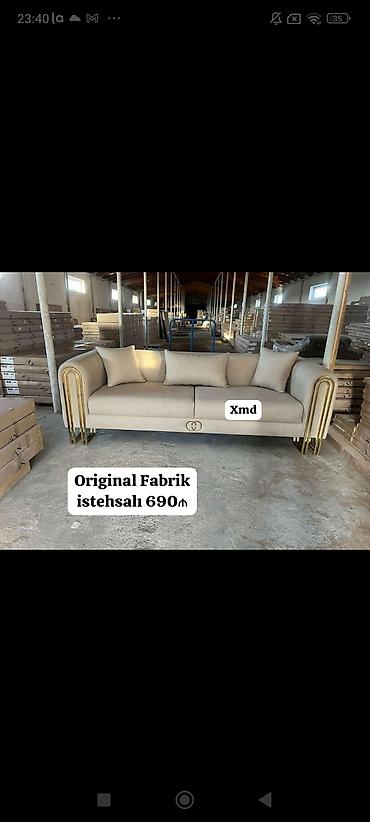 Divanlar: Mebel kateqoriyası: Divanlar - Model: Yumşaq oturacaqlı 3 nəfərlik — 4