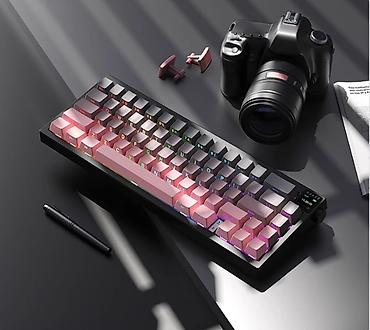 logitech superlight 2: Клавиатура, Ajazz, Механическая, Bluetooth, Проводное подключение, Размер: 65% — 8