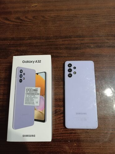 samsung a52s 5g: Samsung Galaxy A32 5G, 64 GB, rəng - Bənövşəyi, Sensor, Barmaq izi, İki sim kartlı