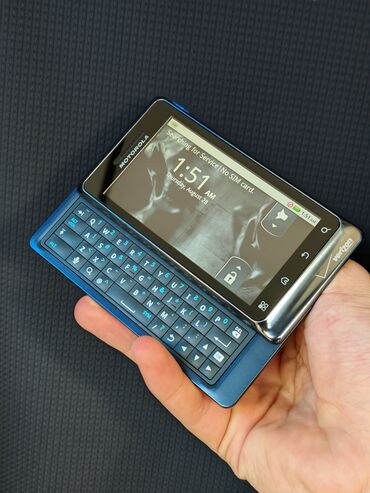 printerlərin satışı: Motorola Milestone 2 Me722, цвет - Черный, Сенсорный