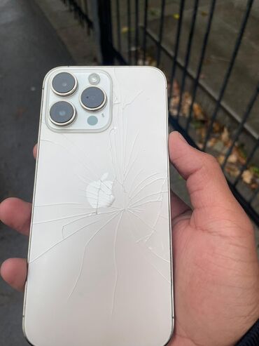 купить айфон 16 про в бишкеке: IPhone 14 Pro Max, Колдонулган, 128 ГБ, Күмүш, Каптама, 94 %