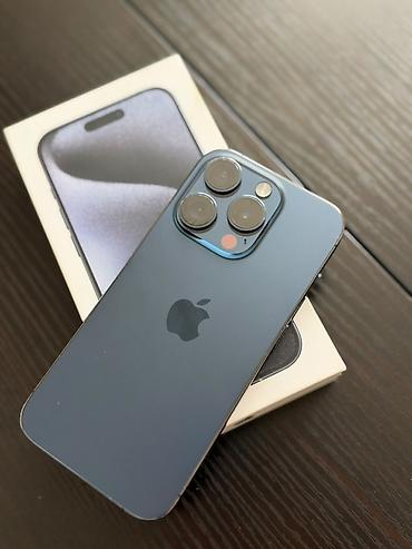 корпуса для пк бишкек бу: IPhone 15 Pro, Б/у, 256 ГБ, Blue Titanium, Коробка, 76 % — 10