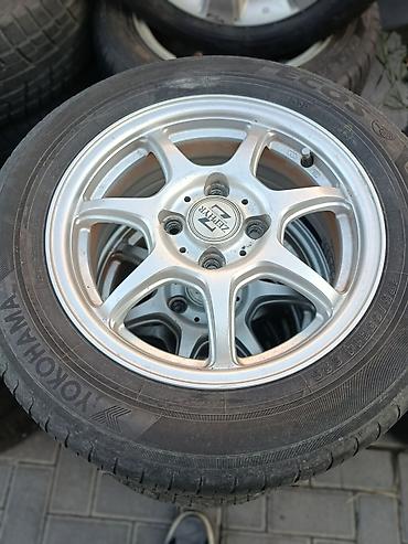 Колеса в сборе 175 / 65 / R 14, Лето, Б/у, Комплект, Легковые, Литые, отверстий - 4 at lalafo.kg Колеса в сборе 175 / 65 / R 14, Лето, Б/у, Комплект, Легковые, Литые, отверстий - 4