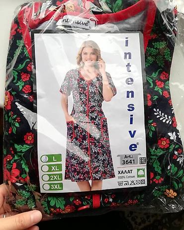 Домашние костюмы: Турецкие Халаты Тонкий хб. Не сядет, не леняет. Дышащий вариант — 19