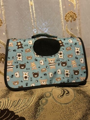 чихуахуа цена в баку: Ev heyvanları üçün daşıma çantası - Rəng: açıq mavi fon, ayıcık və