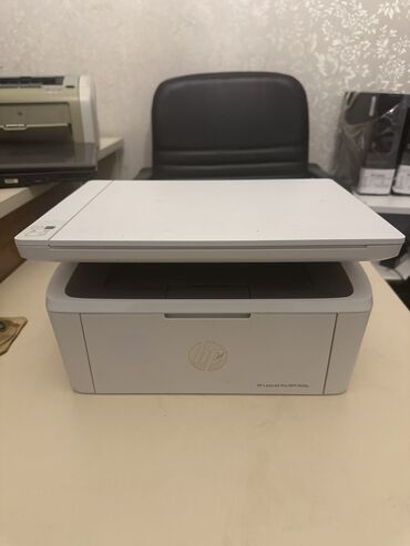 printer rəngli: HP Laser Jet Pro M28a (W2G54A) Printer Cemi bir defe zapravka olunub