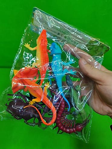 игрушки насекомые: Насекомые и ящерица игрушки резиновые🐜 Комплектация товара: крокодил — 3