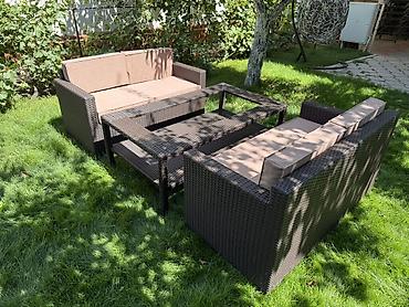 из ротанга: Комплект садовой мебели, Ротанг — 2