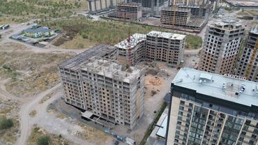 готовые квартиры в рассрочку в бишкеке 2023 год: 1 бөлмө, 42 кв. м, 12 кабат, ПСО (өзү оңдоп түзөтүп бүтүү үчүн)
