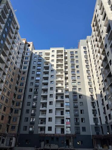 квартира долгосрочное кызыл аскер: 2 комнаты, 60 м², Элитка, 14 этаж, ПСО (под самоотделку)