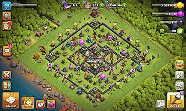 balwin town: Clash of Clans hesabı – Orta Şəhər Bazası (Town Hall) səviyyəsi — 4