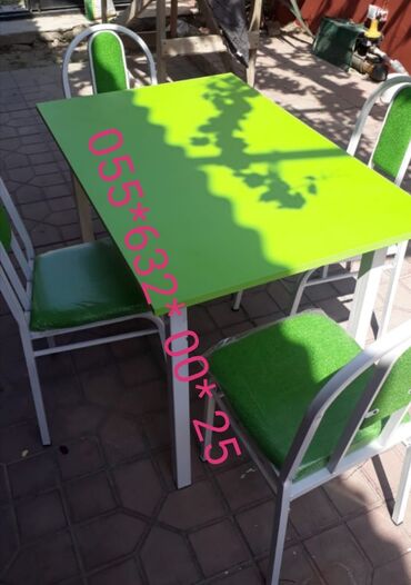 Masa və oturacaq dəstləri: Mətbəx üçün, Yeni, Açılmayan, Kvadrat masa — 5