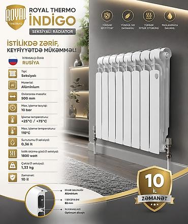 panel radiatr: Yeni Seksiyalı Radiator Alüminium, Ödənişli çatdırılma, Ödənişli quraşdırma, Zəmanətli, Kredit yoxdur — 2