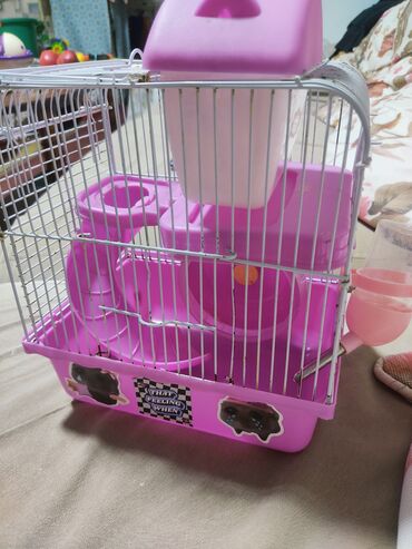 Qəfəslər: Hamster üçün qəfəs – çoxmərtəbəli, aksesuarlarla ki - Rəng — 5