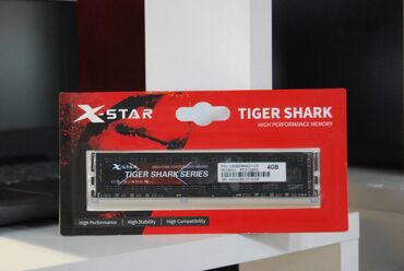 Digər kompüter aksesuarları: X-star Tiger Shark 4gb Ram 1600 Mhz Pc3-12800