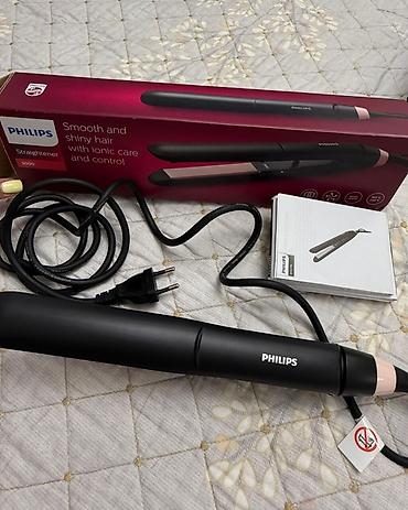 philips utu fenleri: PHILIPS Straightener 3000 saç ütüsü - İonik qulluq: antistatik təsir — 4